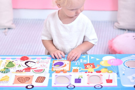 Puzzle z Dziurką Lody! Lody! Dla Dzieci 2+