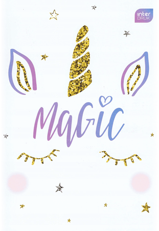 Zeszyt A5/16k Kratka Mix Wzorów dla Dziewczynki INTERDRUK