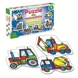 Alexander Puzzle dla maluszków maszyny budowlane