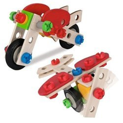 Klocki Konstrukcyjne Dla Dzieci Motor Samolot 2w1