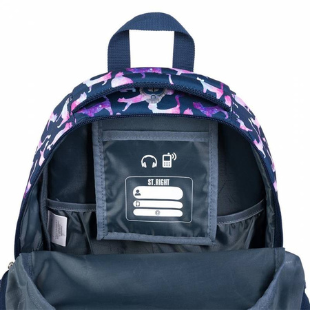 STRIGHT Plecak szkolny BP-58 Kotki Cosmic cats