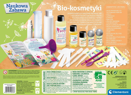 Clementoni Naukowa Zabawa Zestaw Kosmetyków BIO