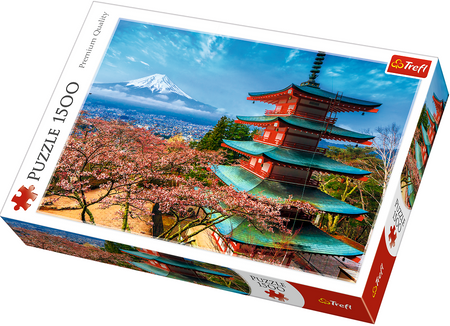 TREFL Puzzle 1500 el Góra Fudżi Japonia