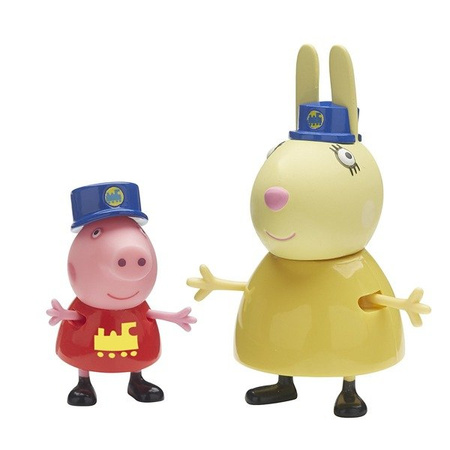 TM TOYS Świnka Peppa Pociąg z Wagonikiem + Figurki