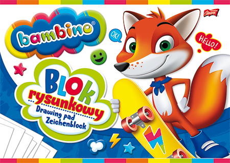 Blok Rysunkowy A4 20 Kartek Bambino