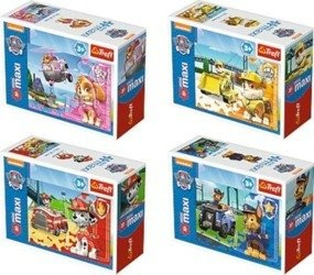 Puzzle 20 el. Trefl - Pojazdy Ratunkowe Psi Patrol