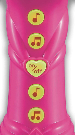 Bontempi Mikrofon Karaoke Różowy Świeci