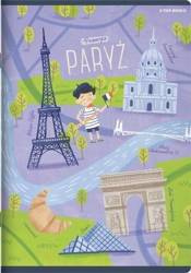 Top-2000 Zeszyt A5 16 k. kratka 70g Miasta Europy