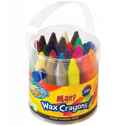 Colorino Kredki świecowe Maxi w wiaderku 24 kolory