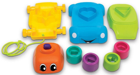 Smily Play Sorter Pojazd Do Ciągnięcia Wesołe Autko 4w1
