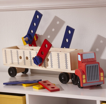 Melissa and Doug - Duża Ciężarówka Zbuduj Sam Narzędzia