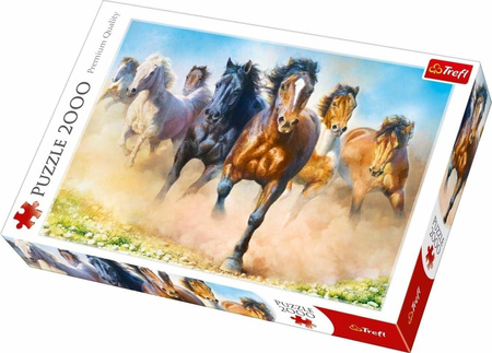 TREFL - Puzzle 2000 el. Galopujące Stado Koni