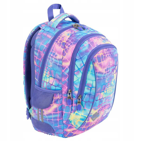 Plecak 3 komorowy STRIGHT BP-26 Pastel Snake