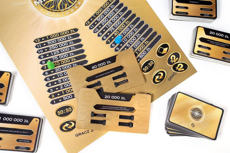 Milionerzy Edycja Gold Gra Planszowa Rodzinna