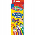 Colorino Farby tempera w tubach 12ml 12 kolorów 68420 Kids