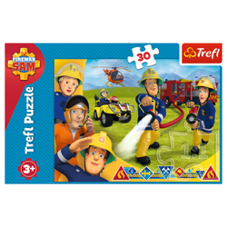 Trefl Puzzle 30 Gotowi by pomagać Strażak Sam