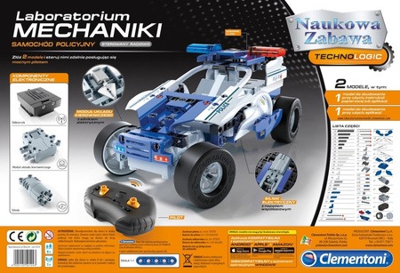 Laboratorium Mechaniki Samochód Policyjny Zdalnie Sterowany