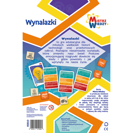 TREFL Wynalazki Mistrz Wiedzy Gra Edukacyjna