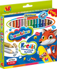 Kredki Bambino 18 Kol. w Drewnie + Temperówka