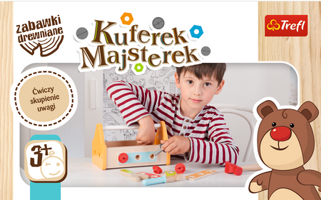 TREFL Kuferek Majsterek Ćwiczy Skupienie Uwagi 3+