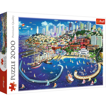 TREFL Puzzle 2000 el Zatoka San Francisco