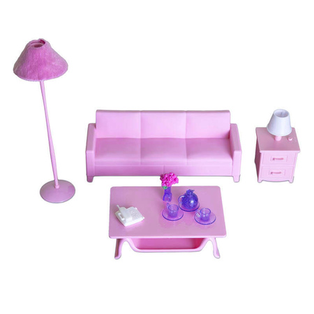 Duży Domek dla lalek z akcesoriami + Lalka + Winda