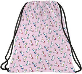 Worek na Obuwie A70 Różowy Jednorożce BackUp 3 DERFORM