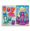 Melissa Doug Drewniane Puzzle Ubieranie Syrenki