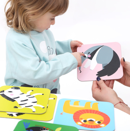 CzuCzu Duuuże Memory Memo Dzikie Zwierzęta 24el 2+