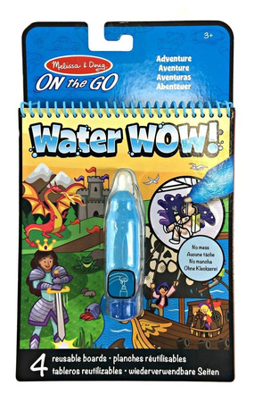 Water Wow 3 x Kolorowanka Wodna Pojazdy Safari Adventure Melissa and Doug