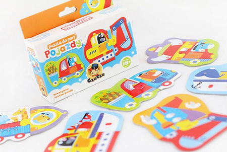 CzuCzu Puzzle do Pary Pojazdy 6 Układanek