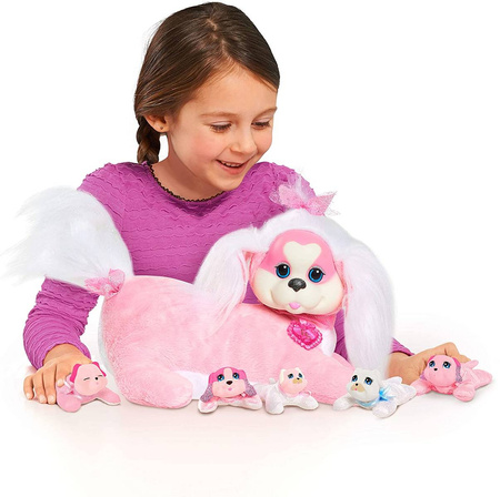 TM TOYS Puppy Surprise Kiki i Jej Szczeniaki Maskotka Pies