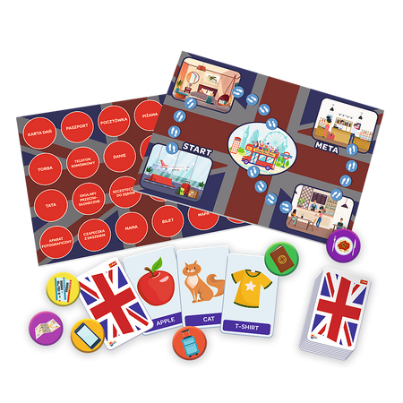 Trefl English is Fun Mistrz Wiedzy Angielski Gra Edukacyjna