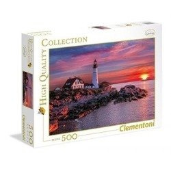 Clementoni Puzzle 500el HQ Portland Head Light