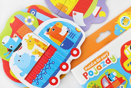 CzuCzu Puzzle do Pary Pojazdy 6 Układanek
