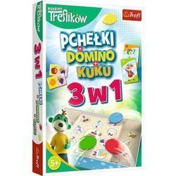 Trefl Pchełki Domino Kuku gra 3w1 Trefliki Zestaw Gier