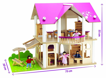 Eichhorn - Drewniany Domek dla Lalek uszk.