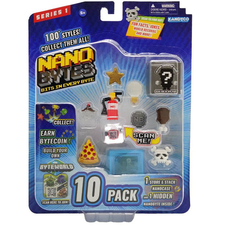 NANOBYTES Blister 10 x Figurka + Szkatułka