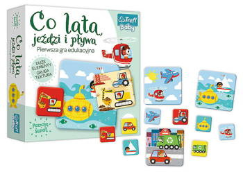 Trefl Co lata, jeździ i pływa gra 02060