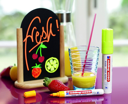 Edding Marker do Szkła Ścięty 4090 Żółty