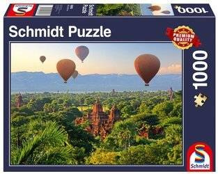 Schmidt Puzzle 1000 el. Premium Quality Balony nad Mandalaj Mjanma