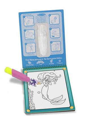 Zestaw dla Dziewczynki 3 x Kolorowanka Wodna Melissa