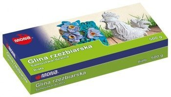 MONA Glina Rzeźbiarska Samoutwardzalna Biała 500 g