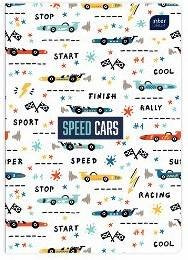 Zeszyt A5/16k Linia Podwójna Kolorowa Mix Wzorów dla Chłopca INTERDRUK