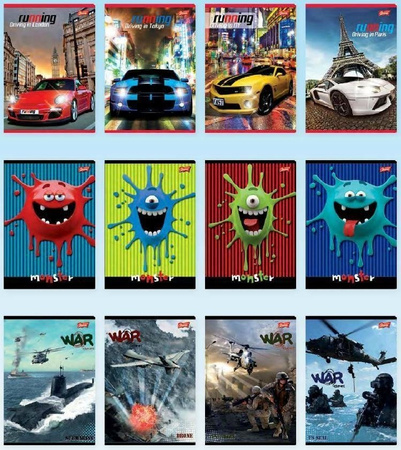 Zeszyt A5/32K Jedna Linia MIX chłopięcy