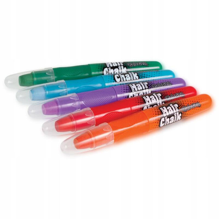 Colorino Zestaw pasteli kredowych do włosów 5 szt