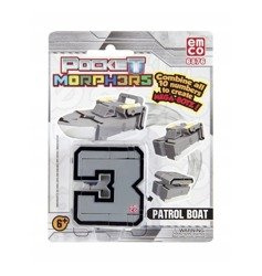 Pocket Morphers II Patrol Boat 3 Łódź Wodny Patrol