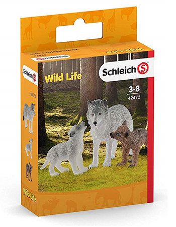 Schleich 42472 - Matka Wilk i Wilczki