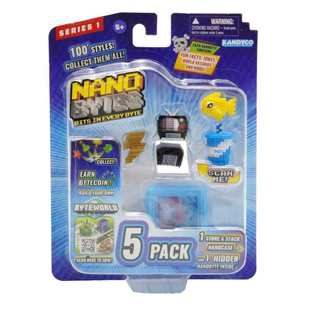 NANOBYTES Blister 5 x Figurka + 2 x Szkatułka