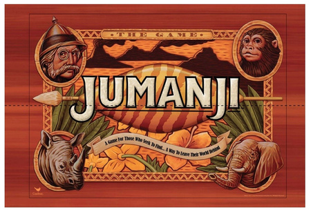 JUMANJI Gra Planszowa Przygodowa Wersja Drewniana